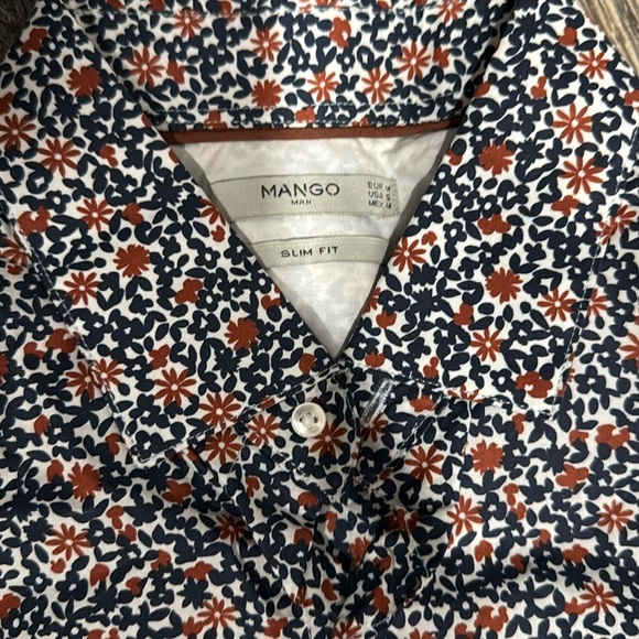 100% cotton Mango slim fit - Long sleeve shirt for men - Picture 5 of 7